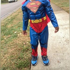 Superhero Kids Costume in Blue and Red